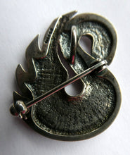 Load image into Gallery viewer, Vintage 1990s Ola Gorie Silver Hallmarked Swan Brooch
