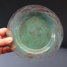 Load image into Gallery viewer, SCOTTISH GLASS. Collectable 1930s Monart Plate with Shallow Dip. 7 1/2  inches (D)
