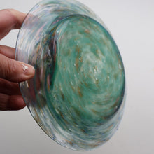 Load image into Gallery viewer, SCOTTISH GLASS. Collectable 1930s Monart Plate with Shallow Dip. 7 1/2  inches (D)
