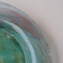 Load image into Gallery viewer, SCOTTISH GLASS. Collectable 1930s Monart Plate with Shallow Dip. 7 1/2  inches (D)
