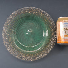 Load image into Gallery viewer, SCOTTISH GLASS. Collectable 1930s Monart Plate with Shallow Dip. 9 1/4  inches (C)
