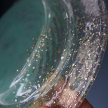 Load image into Gallery viewer, SCOTTISH GLASS. Collectable 1930s Monart Plate with Shallow Dip. 9 1/4  inches (C)
