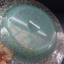 Load image into Gallery viewer, SCOTTISH GLASS. Collectable 1930s Monart Plate with Shallow Dip. 9 1/4  inches (C)
