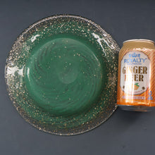 Load image into Gallery viewer, SCOTTISH GLASS. Collectable 1930s Monart Plate with Shallow Dip. 9 1/4  inches (B)
