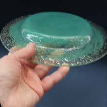 Load image into Gallery viewer, SCOTTISH GLASS. Collectable 1930s Monart Plate with Shallow Dip. 9 1/4  inches (B)
