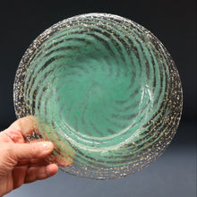 Load image into Gallery viewer, SCOTTISH GLASS. Collectable 1930s Monart Plate with Shallow Dip. 9 1/4  inches (A)
