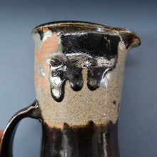 Load image into Gallery viewer, WELSH STUDIO POTTERY. Large Stoneware Jug with Dripping Glaze Decoration by Terry Bell Hughes (b. 1937)
