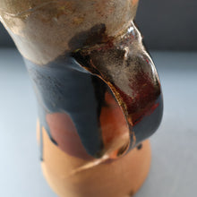 Load image into Gallery viewer, WELSH STUDIO POTTERY. Large Stoneware Jug with Dripping Glaze Decoration by Terry Bell Hughes (b. 1937)
