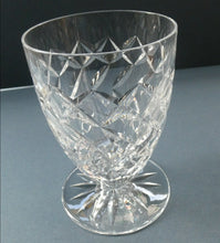 Load image into Gallery viewer, Unusual Vintage SET OF SIX Fine Lead Crystal Large JUICE GLASSES, possibly Webb Corbett
