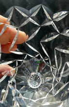 Load image into Gallery viewer, Unusual Vintage SET OF SIX Fine Lead Crystal Large JUICE GLASSES, possibly Webb Corbett
