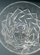 Load image into Gallery viewer, Unusual Vintage SET OF SIX Fine Lead Crystal Large JUICE GLASSES, possibly Webb Corbett
