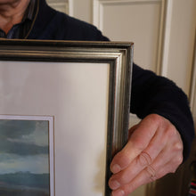 Load image into Gallery viewer, SCOTTISH ART. Vintage Scottish Seascape Gouache Painting by Irene HALLIDAY
