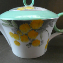 Load image into Gallery viewer, SHELLEY 1930s Art Deco Breakfast Set. Regal Acacia Pattern with Yellow Flowers
