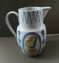 Load image into Gallery viewer, 1950s Buchan Large Stoneware Jug BRITTANY Pattern with apples &amp; pears 
