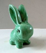 Load image into Gallery viewer, Vintage SYLVAC Pair of Green Snub-Nose Bunny Rabbits
