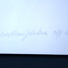 Load image into Gallery viewer, 1981 Lithograph by William Johnstone Illustration to William Baird&#39;s Poem &quot;The Interrogation&quot;. Pencil Signed
