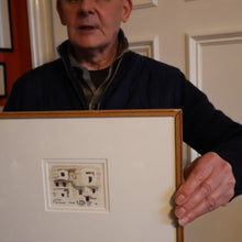 Load image into Gallery viewer, Charming Little Original Watercolour Sketch of the Dunhuang Tombs by Sir Hugh Casson (1910 - 1999). Signed with Initials
