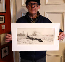 Load image into Gallery viewer, ORIGINAL ETCHING: William Lionel Wyllie (1851 – 1931) TYNEMOUTH. Pencil Signed
