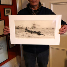 Load image into Gallery viewer, ORIGINAL ETCHING: William Lionel Wyllie (1851 – 1931) TYNEMOUTH. Pencil Signed
