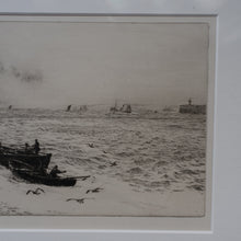 Load image into Gallery viewer, ORIGINAL ETCHING: William Lionel Wyllie (1851 – 1931) TYNEMOUTH. Pencil Signed
