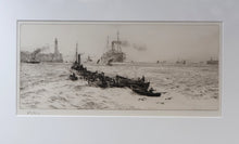 Load image into Gallery viewer, ORIGINAL ETCHING: William Lionel Wyllie (1851 – 1931) TYNEMOUTH. Pencil Signed

