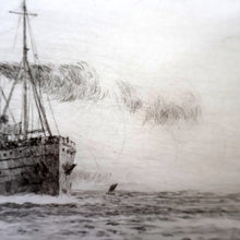 Load image into Gallery viewer, ORIGINAL ETCHING: William Lionel Wyllie (1851 – 1931) TYNEMOUTH. Pencil Signed
