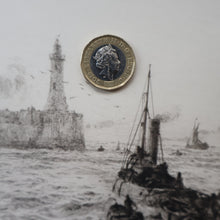 Load image into Gallery viewer, ORIGINAL ETCHING: William Lionel Wyllie (1851 – 1931) TYNEMOUTH. Pencil Signed
