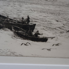 Load image into Gallery viewer, ORIGINAL ETCHING: William Lionel Wyllie (1851 – 1931) TYNEMOUTH. Pencil Signed
