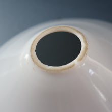 Load image into Gallery viewer, MATCHED PAIR of Antique 1930s  White Glass &quot;Coolie&quot; Hanging or Pendant Lightshades

