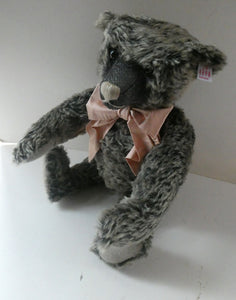 LARGE Steiff Bear with GROWLER. Limited Edition 2007. British Collector's Club. "Old Black Bear"