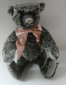 LARGE Steiff Bear with GROWLER. Limited Edition 2007. British Collector's Club. "Old Black Bear"