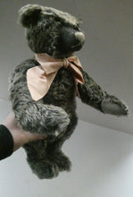 Load image into Gallery viewer, LARGE Steiff Bear with GROWLER. Limited Edition 2007. British Collector&#39;s Club. &quot;Old Black Bear&quot;
