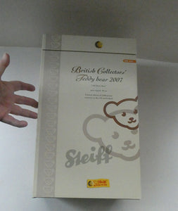 STEIFF LIMITED EDITION Teddy Bear 2007. BRITISH COLLECTORS CLUB. English Rose (Princess Diana)