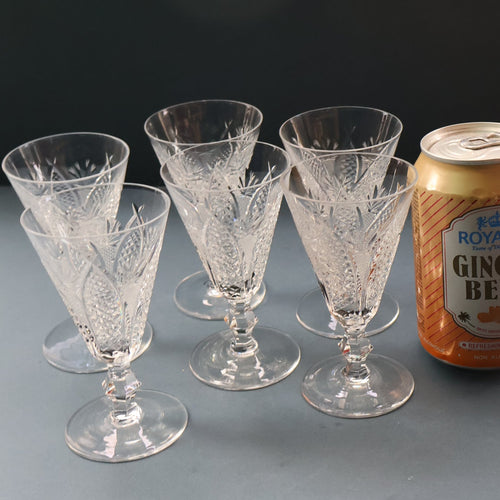 SET OF SIX WATERFORD CRYSTAL 