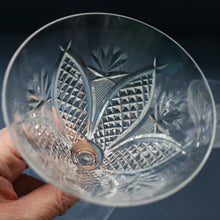 Load image into Gallery viewer, PAIR OF Vintage WATERFORD CRYSTAL "Dunmore"  White Wine or Claret Glass. 5 1/4  inches
