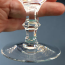 Load image into Gallery viewer, PAIR OF Vintage WATERFORD CRYSTAL "Dunmore"  White Wine or Claret Glass. 5 1/4  inches
