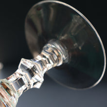 Load image into Gallery viewer, PAIR OF Vintage WATERFORD CRYSTAL "Dunmore"  White Wine or Claret Glass. 5 1/4  inches
