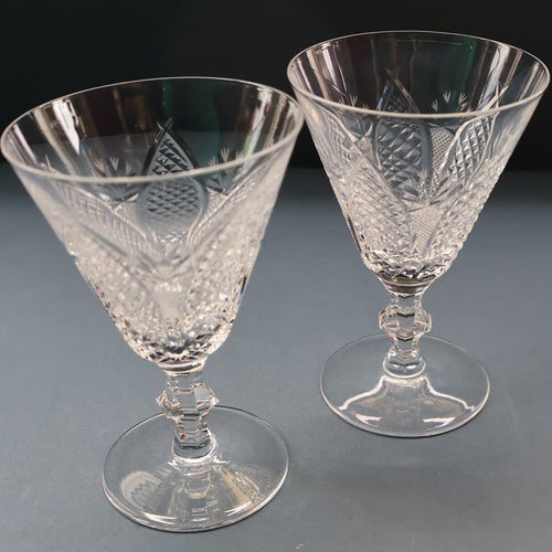 PAIR OF Vintage WATERFORD CRYSTAL 