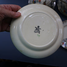 Load image into Gallery viewer, PAIR OF Royal Cauldron Clare de Lune. Lidded Cups, Saucers and Side Plate
