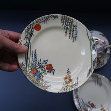 Load image into Gallery viewer, PAIR OF Royal Cauldron Clare de Lune. Lidded Cups, Saucers and Side Plate
