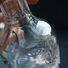 Load image into Gallery viewer, EDINBURGH CRYSTAL. Vintage PAIR of 1980s Mallet Shape Whisky Decanters STAR OF EDINBURGH Pattern
