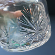 Load image into Gallery viewer, EDINBURGH CRYSTAL. Vintage PAIR of 1980s Mallet Shape Whisky Decanters STAR OF EDINBURGH Pattern
