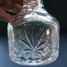 Load image into Gallery viewer, EDINBURGH CRYSTAL. Vintage PAIR of 1980s Mallet Shape Whisky Decanters STAR OF EDINBURGH Pattern

