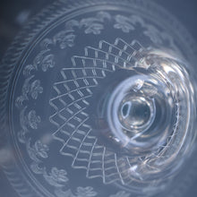 Load image into Gallery viewer, SET OF SIX Bohemian Glass Claret Wine Glasses. LADY HAMILTON Pall Mall Pattern
