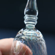 Load image into Gallery viewer, SET OF SIX Bohemian Glass Claret Wine Glasses. LADY HAMILTON Pall Mall Pattern. 6 inches
