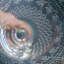 Load image into Gallery viewer, SET OF SIX Bohemian Glass Claret Wine Glasses. LADY HAMILTON Pall Mall Pattern
