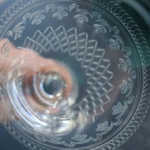 Load image into Gallery viewer, SET OF SIX Bohemian Glass Claret Wine Glasses. LADY HAMILTON Pall Mall Pattern. 6 inches
