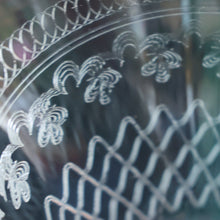 Load image into Gallery viewer, SET OF SIX Bohemian Glass Claret Wine Glasses. LADY HAMILTON Pall Mall Pattern
