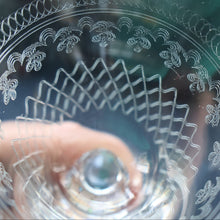 Load image into Gallery viewer, SET OF SIX Bohemian Glass Claret Wine Glasses. LADY HAMILTON Pall Mall Pattern
