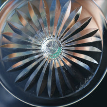 Load image into Gallery viewer, SET OF SIX EDINBURGH CRYSTAL (EDI8 Pattern) Small White Wine Glasses. SIGNED Height 4 5/8 inches
